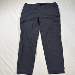 PANTS JOGGER Prana Halle II Women Size 12 Gray Hiking Outdoor Cargo Gorpcore
